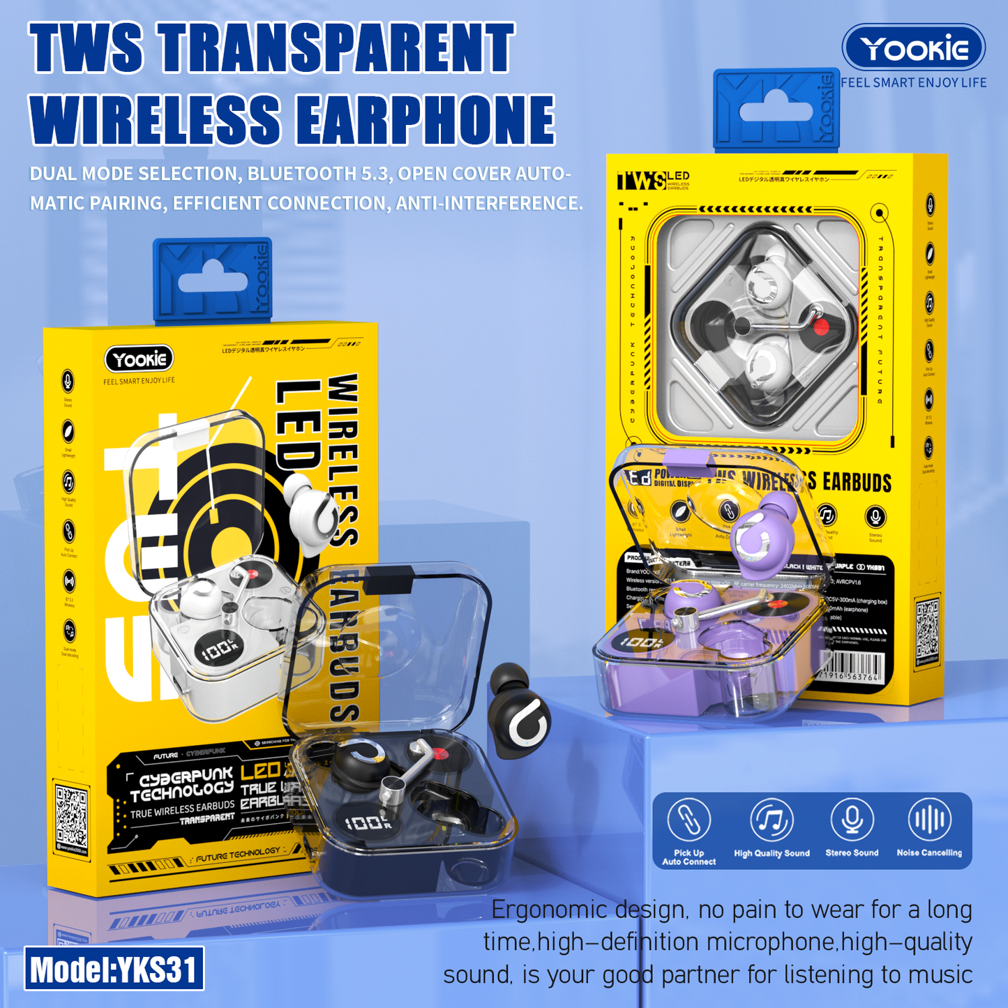 YOOKIE TWS YKS31 EARBUDS