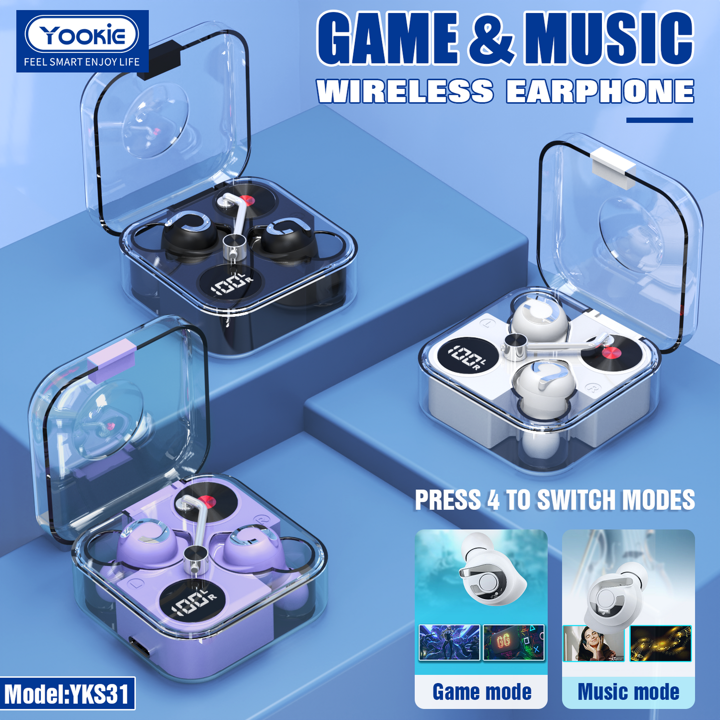 YOOKIE TWS YKS31 EARBUDS