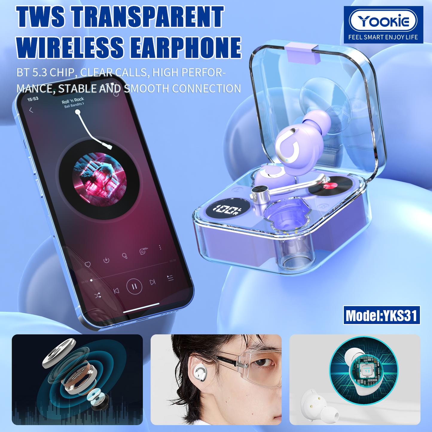 YOOKIE TWS YKS31 EARBUDS