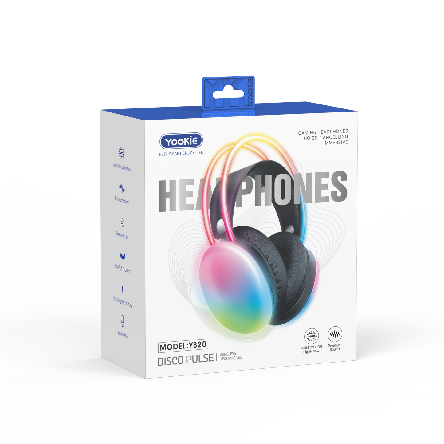 YOOKIE RGB WIRELESS HEADPHONE